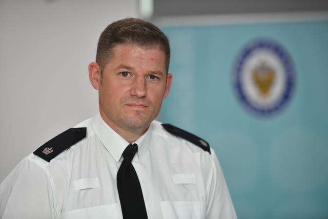 Superintendent Tom Joyce at West Midlands Police Headquarters 