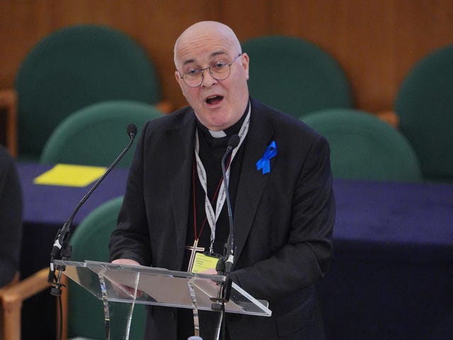 The Archbishop of York Stephen Cottrell gives his Presidential Address on the first day of the Church of England’s General Synod