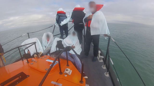 Lifeboat crews migrant rescues