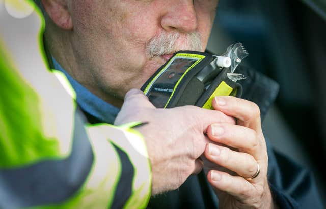 PSNI drink driving checkpoint