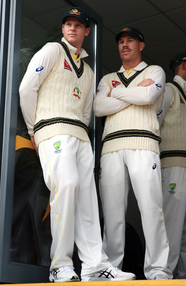 Steve Smith (left) and David Warner (right).