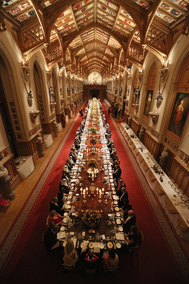 Windsor Castle banquet