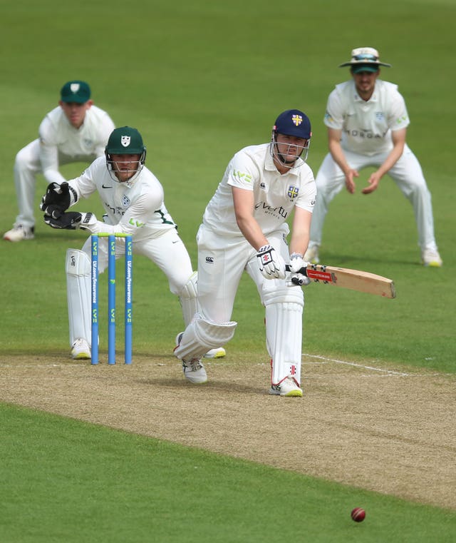 Alex Lees in action for Durham.