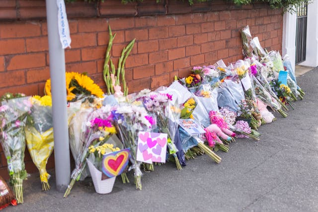 Floral tributes