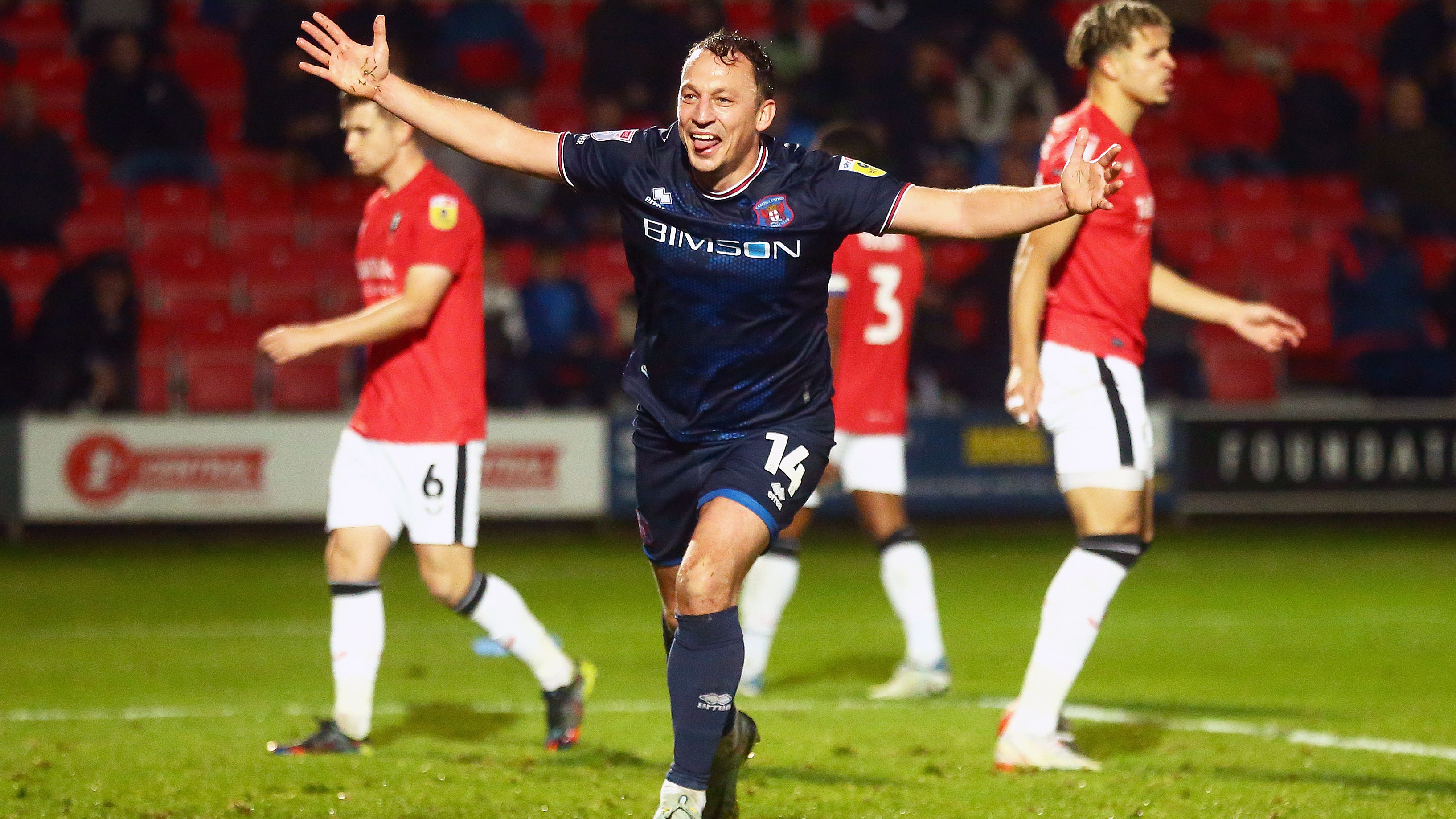 Kristian Dennis was on form (Tim Markland/PA)
