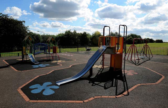 A children’s playground  (Rui Vieira/PA)