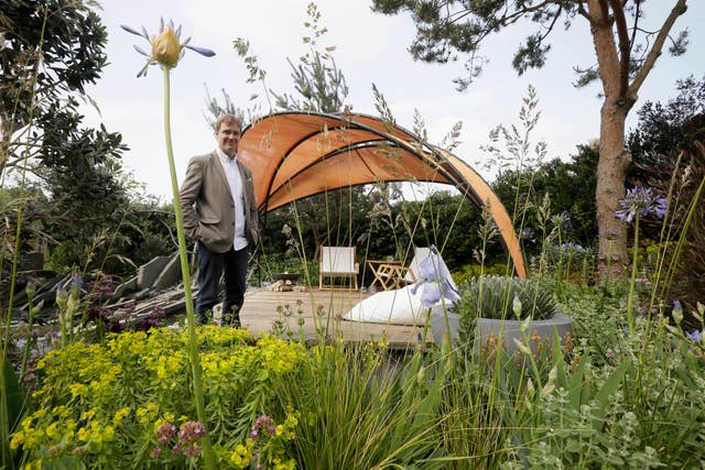 The Facebook garden won a gold medal (Tim Ireland/PA)