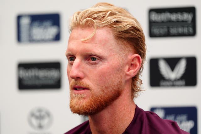 England’s Ben Stokes during a press conference at Trent Bridge