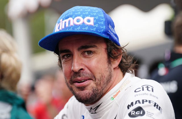 Fernando Alonso, who won two world championships in 2005 and 2006, is currently racing for Alpine (David Davies/PA)