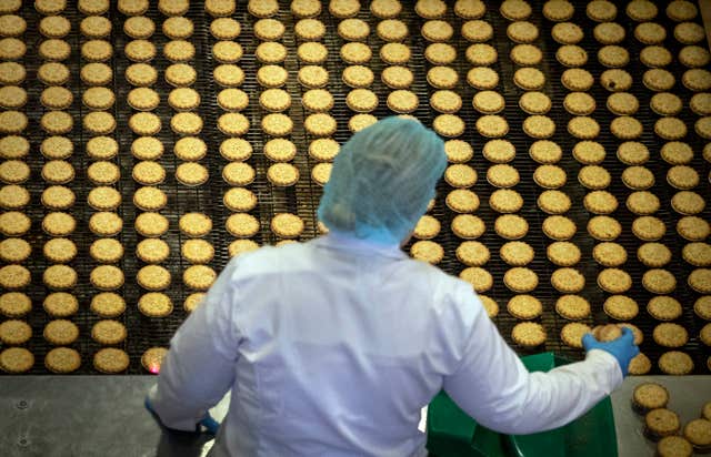 Mr Kipling mince pie factory