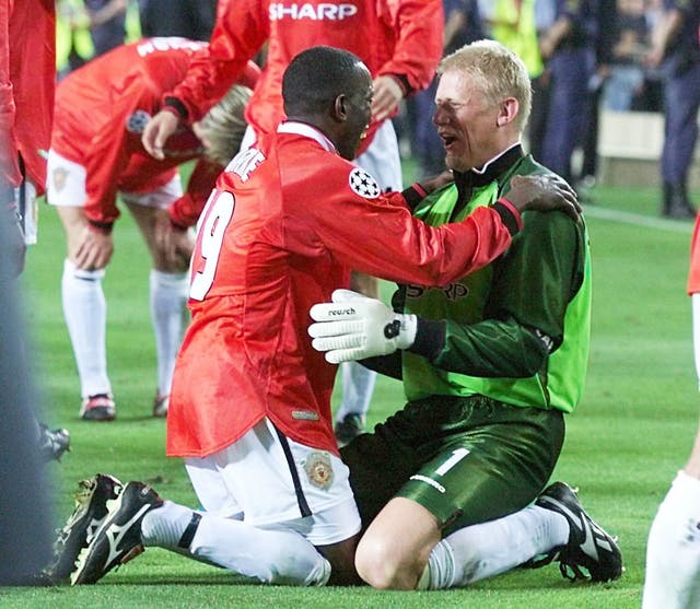 Euro Cup/Yorke and Schmeichel