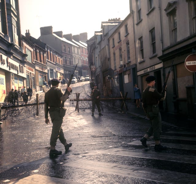 British Military – Northern Ireland Troubles – Waterloo Place – Londonderry