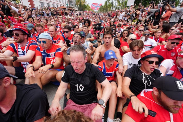 England and Norway fans in Miami – FIFA World Cup 2026