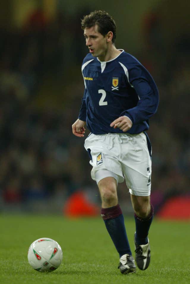 Jackie McNamara won 33 caps for Scotland 