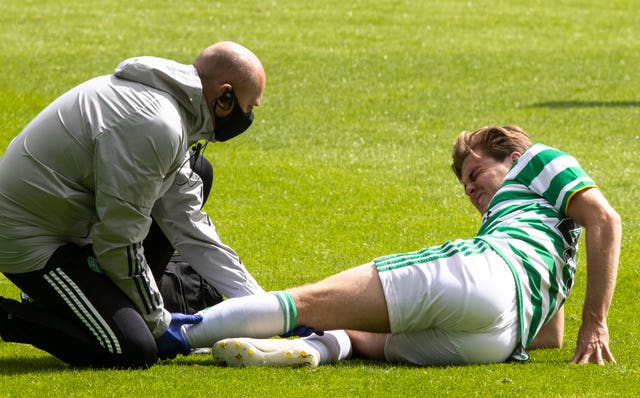 A pre-season ankle injury undermined James Forrest's season