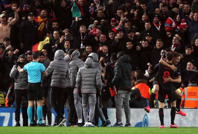 Atletico Madrid knocked out Liverpool at the last-16 stage last season at Anfield
