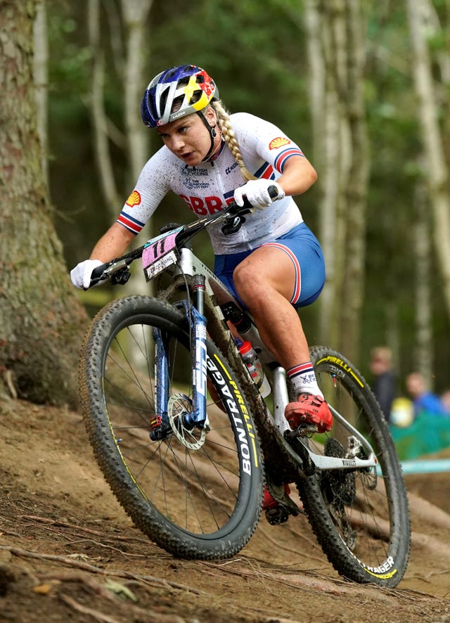 Evie Richards will be in the hunt at the women's mountain bike race on Sunday