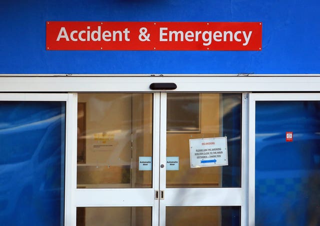 Accident and emergency department