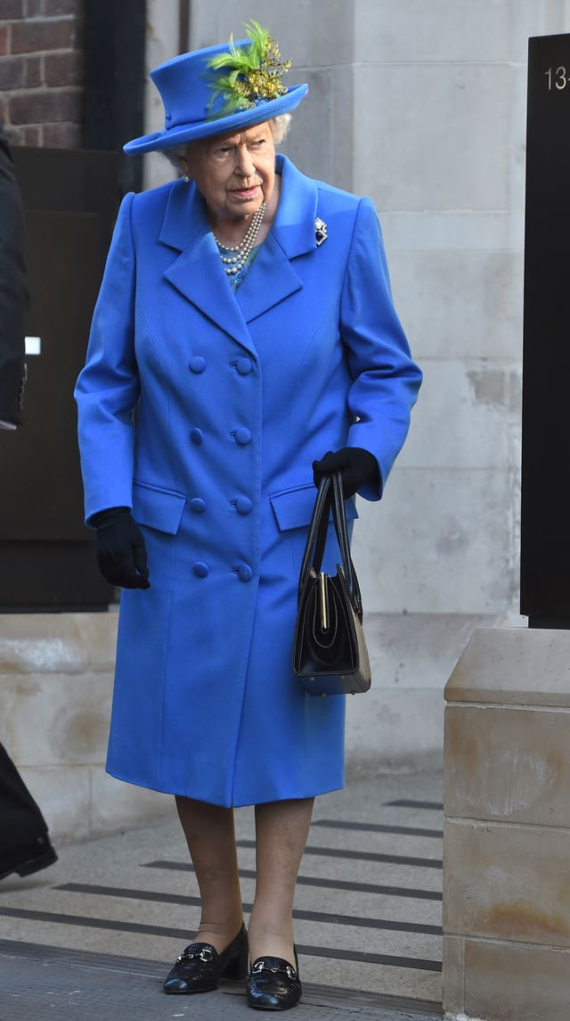 The Queen during a visit to Watergate House in London to mark the centenary of GCHQ