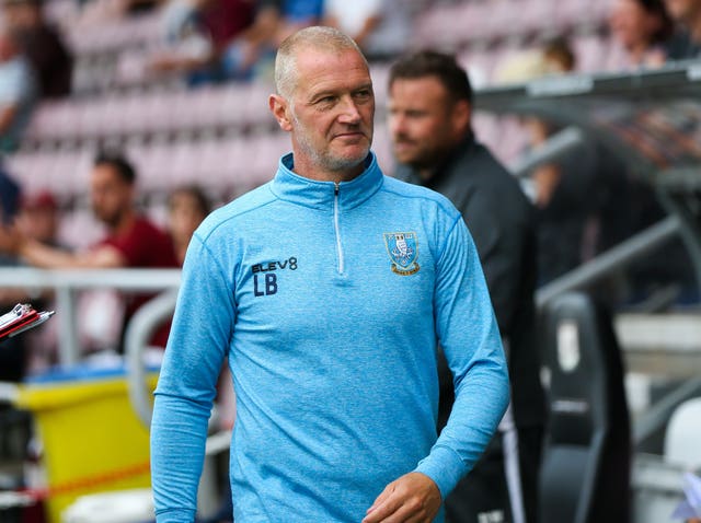 Sheffield Wednesday caretaker manager Lee Bullen during the away game at Northampton