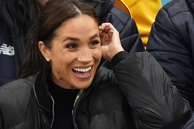 Meghan watches Wheelchair Curling at the Hillcrest Recreation Centre during the 2025 Invictus Games in Vancouver, Canada