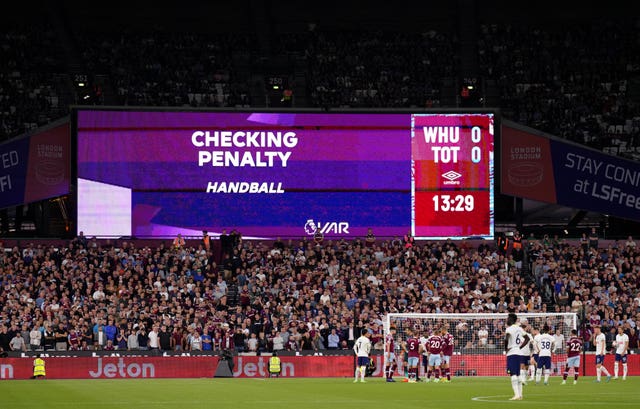 Tottenham's penalty was overturned