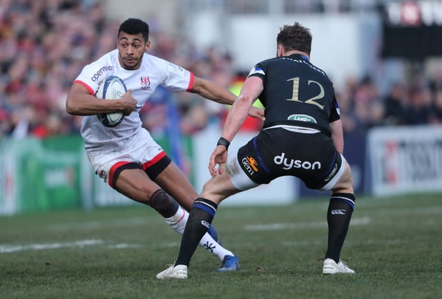 Ulster's Robert Baloucoune, left, is among the international newcomers