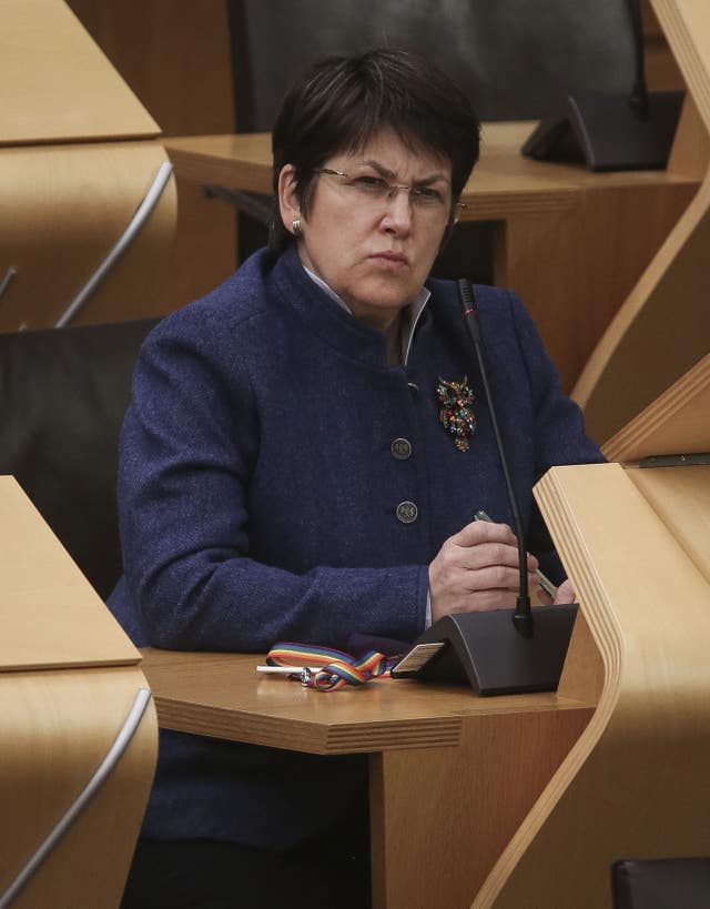 Tess White sitting in Parliament