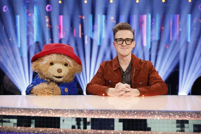 Paddington Bear and Tom Fletcher