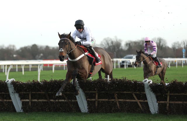 Constitution Hill was last seen winning at Kempton last Christmas 