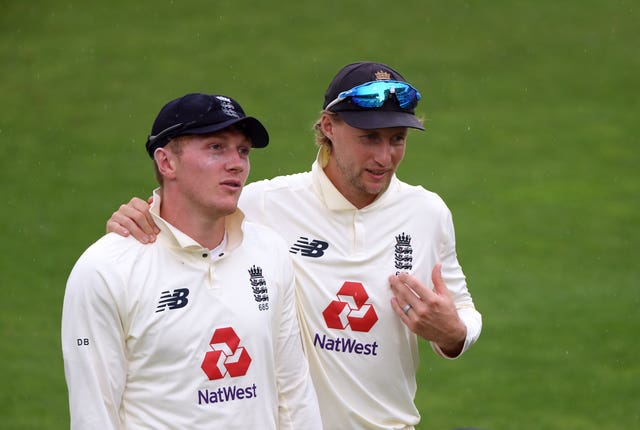 Dom Bess (left) looks set to return after running drinks for the last two Tests.