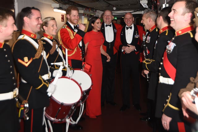 Duke and Duchess of Sussex at Mountbatten Festival of Music