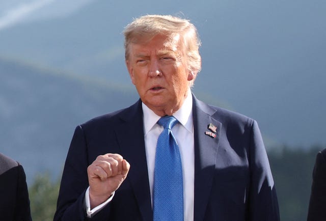 US President Donald Trump