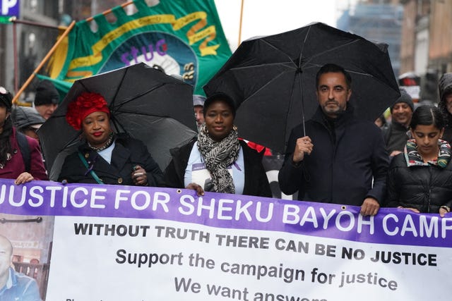 Sheku Bayoh campaigners