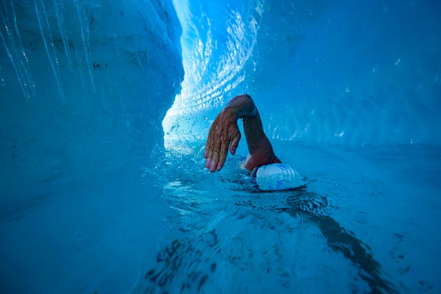 Lewis Pugh Antarctic swim