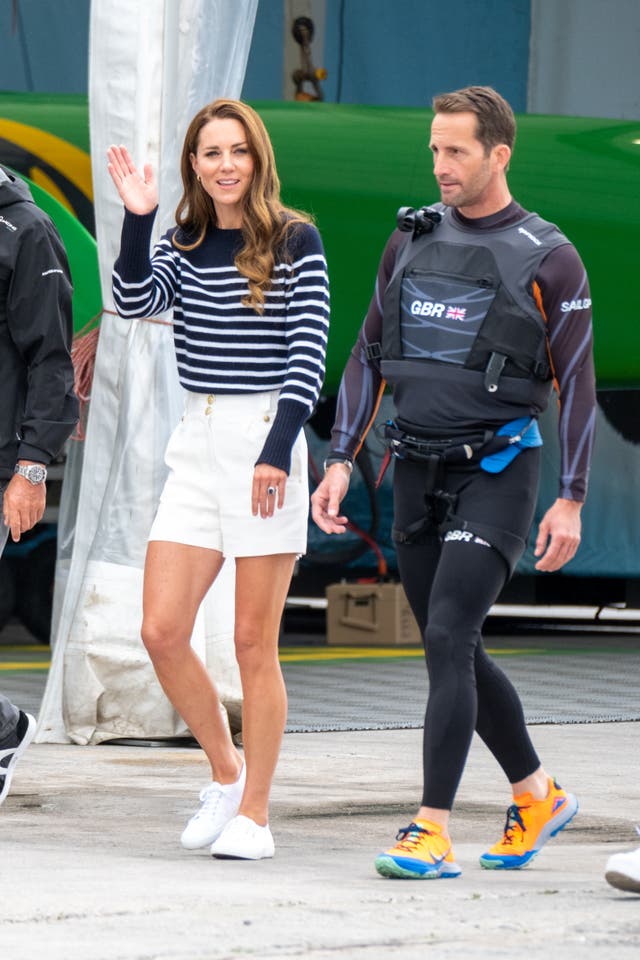 Kate with Sir Ben Ainslie