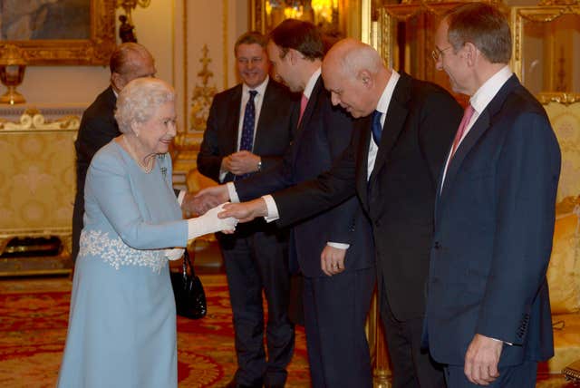 The Queen and Duke of Edinburgh meet Sir Iain Duncan Smith