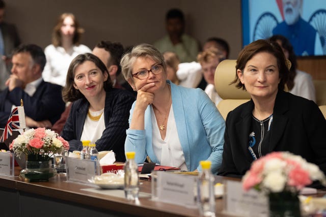 Yvette Cooper visit to India