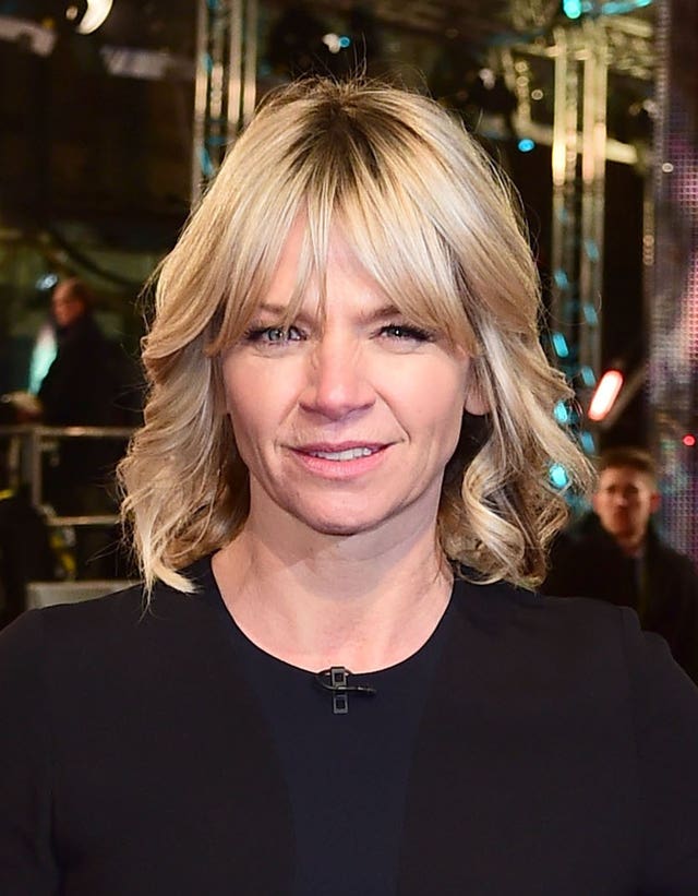 Zoe Ball said last month she is 