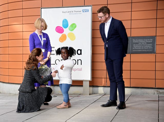 Royal visit to Evelina London Children’s Hospital