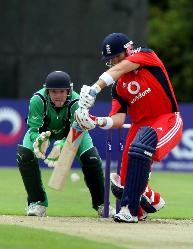 Joe Denly made 67 on his ODI debut against Ireland in 2009 (Paul Faith/PA).