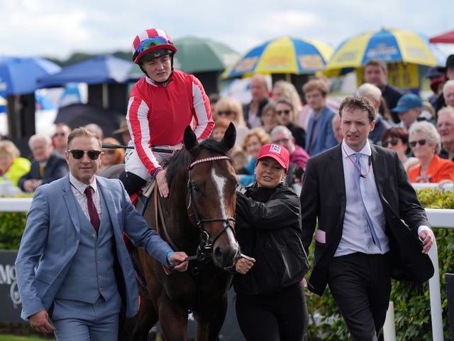 Bradsell after winning at the Curragh 