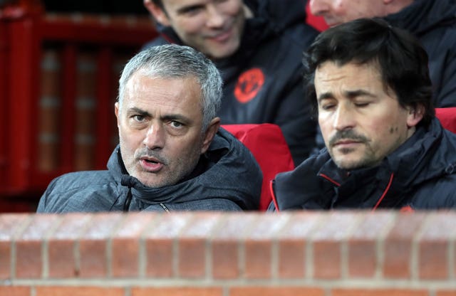 Outgoing Manchester United assistant Rui Faria (right) is another name in the frame to replace Wenger