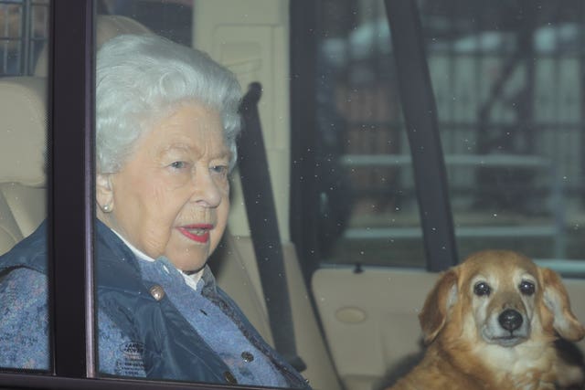 Queen leaves London