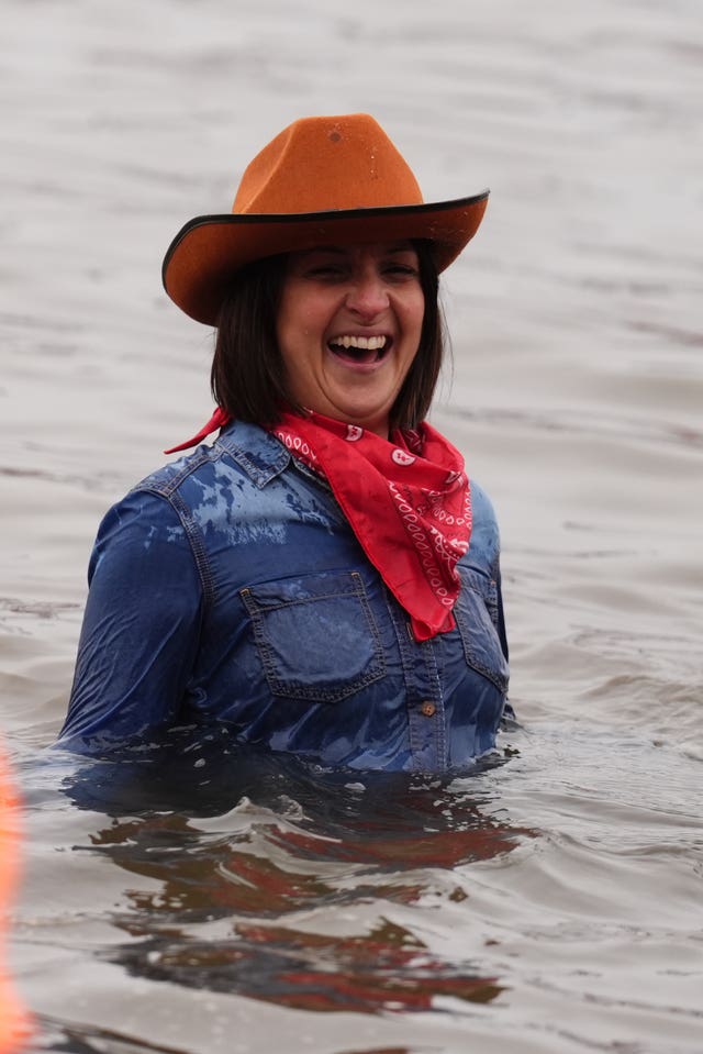 New Year’s Day dip