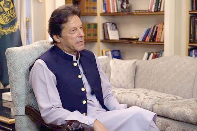 Pakistan's Prime Minister Imran Khan