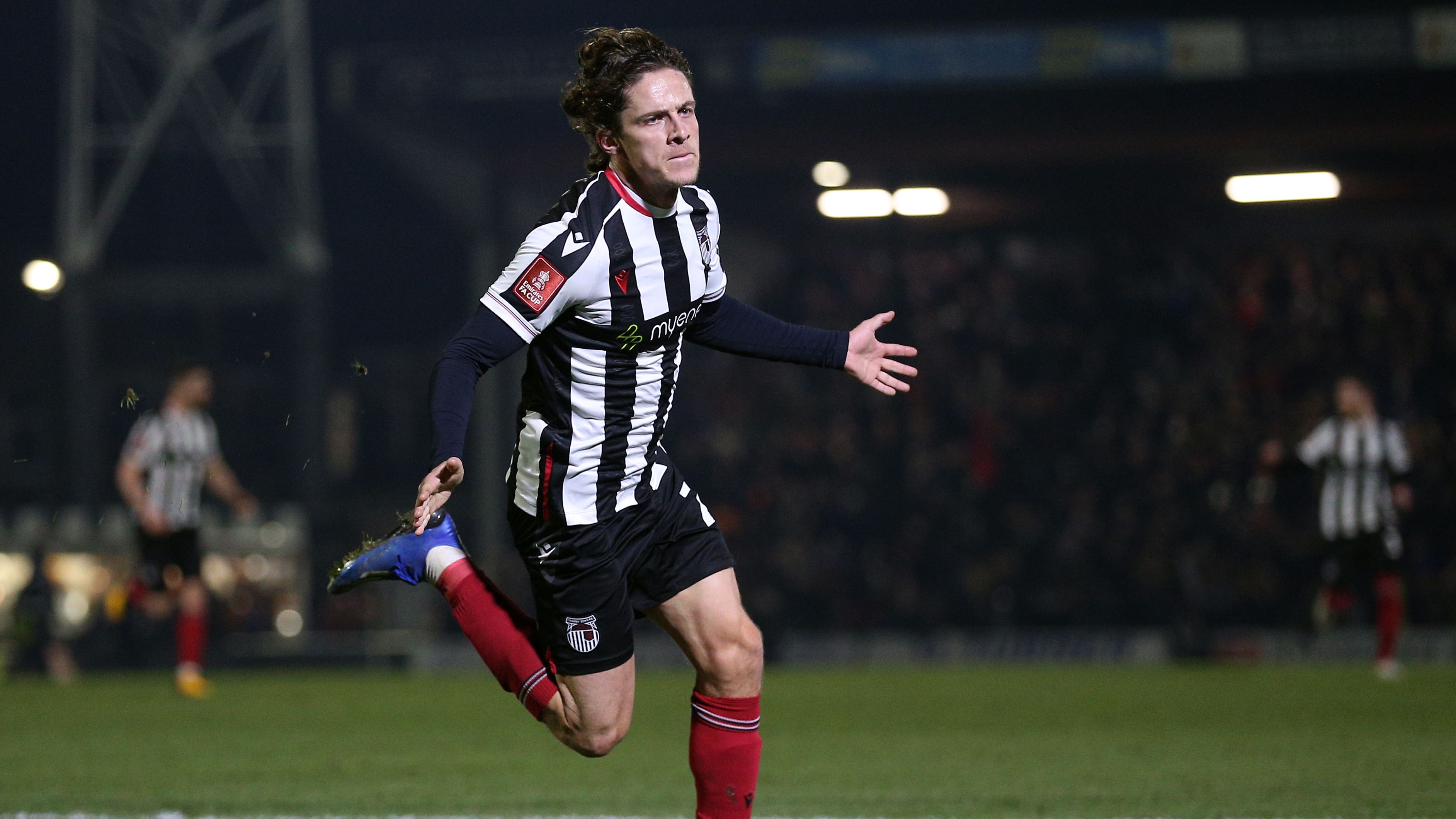 Former Grimsby striker Danilo Orsi set Crawley on their way (Nigel French/PA).