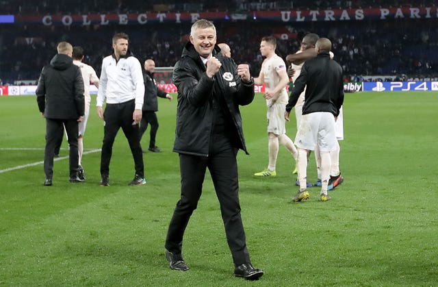 Ole Gunnar Solskjaer led Manchester United to a memorable win over Paris Saint-Germain.