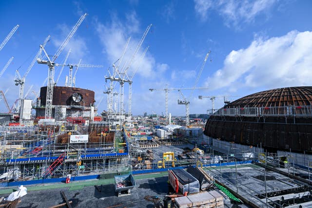 Hinkley Point nuclear plant construction