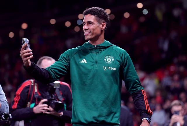 Raphael Varane said farewell to Old Trafford after announcing he will leave the club in the summer